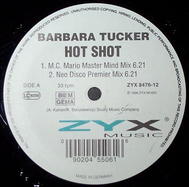 Barbara Tucker - Hot Shot | ZYX Music (ZYX 8476-12) - main Barbara Tucker - Hot Shot | ZYX Music (ZYX 8476-12) - main