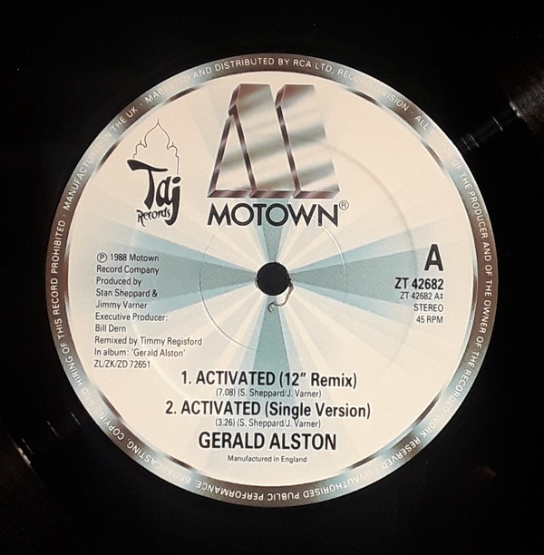 Gerald Alston - Activated | Motown (ZT 42682) - 3