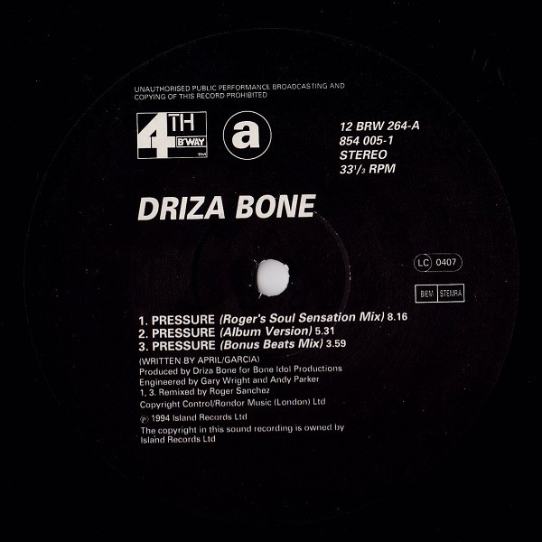 Drizabone - Pressure | 4th & Broadway (12 BRW 264) - 3 Drizabone - Pressure | 4th & Broadway (12 BRW 264) - 3