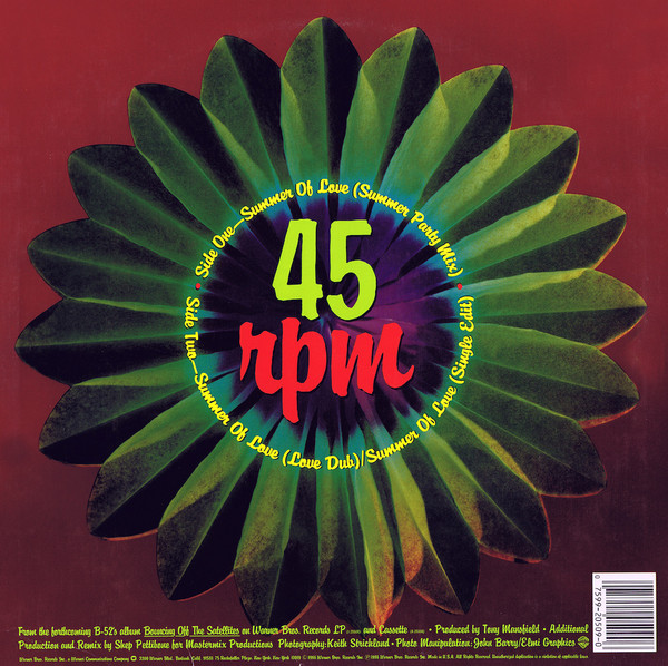 The B-52's - Summer Of Love | Warner Bros. Records (0-20509) - 2