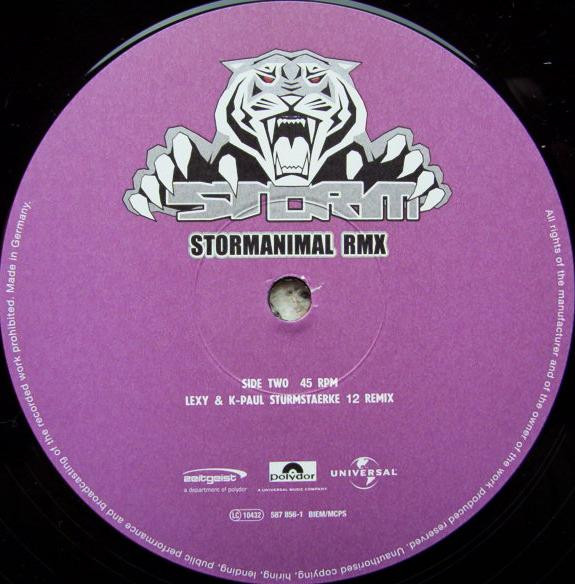 Storm - Stormanimal (Rmx) | Zeitgeist (587 856-1) - 4