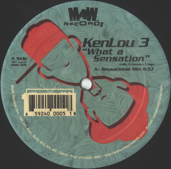 Kenlou - What A Sensation | MAW Records (MAW-005) - main