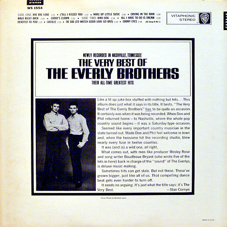 The Very Best Of The Everly Brothers