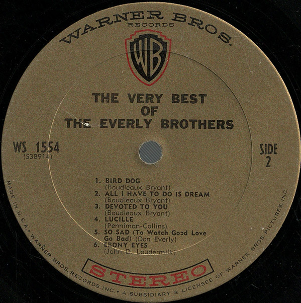 The Very Best Of The Everly Brothers