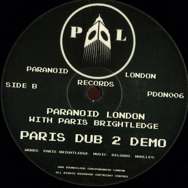 Paranoid London  &  Paris Brightledge - Paris Dub 2 | Paranoid London Records (PDON006) - 2