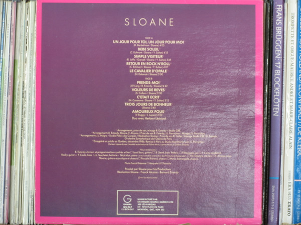 Sloane - Un Jour Pour Toi, Un Jour Pour Moi | Gamma (GS 267) - 4 Sloane - Un Jour Pour Toi, Un Jour Pour Moi | Gamma (GS 267) - 4