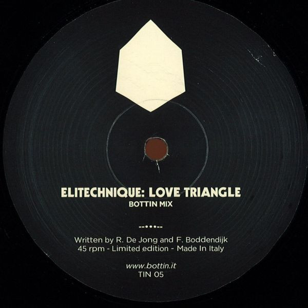 Elitechnique / Philippos N - Love Triangle / Stealth (Bottin Mixes) | Tin (TIN 05)