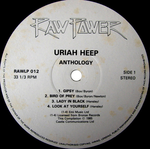 Uriah Heep - Anthology | Raw Power (RAW LP012) - 4