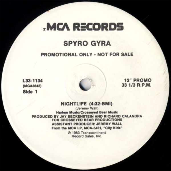 Spyro Gyra - Nightlife | MCA Records (L33-1134)