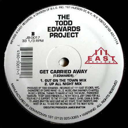 The Todd Edwards Project - Jump | 111 East Records (JB-0017) - 2