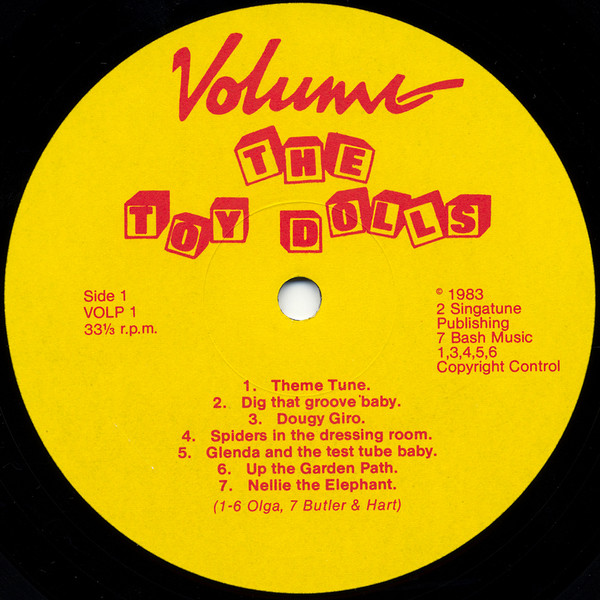 Toy Dolls - Dig That Groove Baby | Volume Records (VOLP 1) - 3 Toy Dolls - Dig That Groove Baby | Volume Records (VOLP 1) - 3