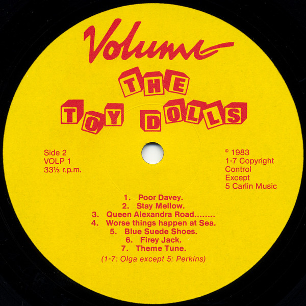 Toy Dolls - Dig That Groove Baby | Volume Records (VOLP 1) - 4 Toy Dolls - Dig That Groove Baby | Volume Records (VOLP 1) - 4