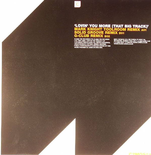 Steve Mac & Steve Smith - Lovin' You More (That Big Track) | Cr2 Records (C2MOS01P2) - 2 Steve Mac & Steve Smith - Lovin' You More (That Big Track) | Cr2 Records (C2MOS01P2) - 2