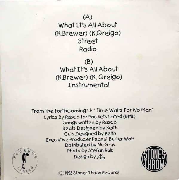 Rasco - What It's All About | Stones Throw Records (STH2011) - 2 Rasco - What It's All About | Stones Throw Records (STH2011) - 2