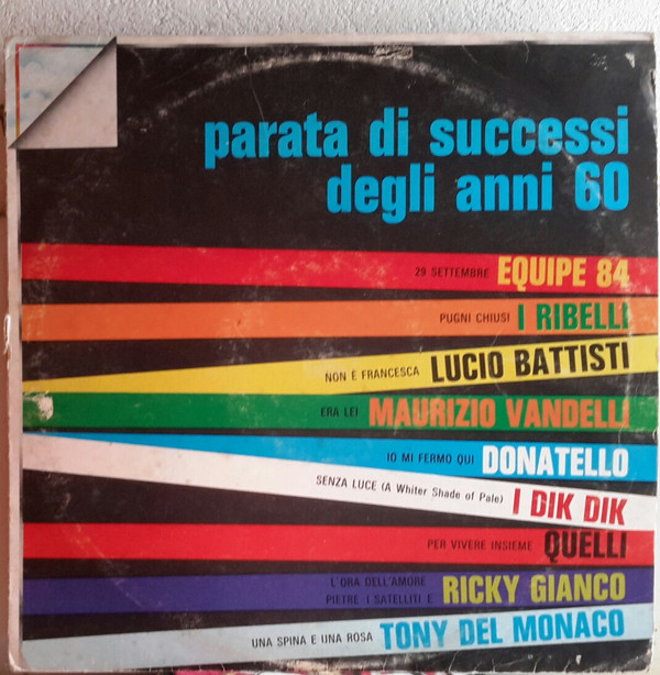Various - Parata Di Successi Degli Anni 60 | Ricordi (ORL 8179) - main Various - Parata Di Successi Degli Anni 60 | Ricordi (ORL 8179) - main