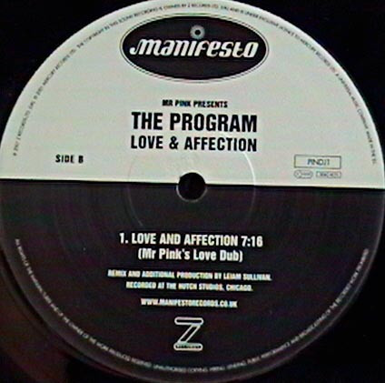 Mr Pink Presents The Program - Love And Affection | Manifesto (PINDJ 1) - 4