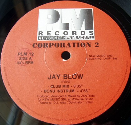 Corporation 2 - Jay Blow | PLM Records (PLM 12)
