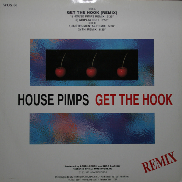 House Pimps - Get The Hook (Remix) | WOX Records (WOX 06) - 3