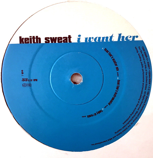 Keith Sweat - I Want Her | Elektra (E3887T) - 3