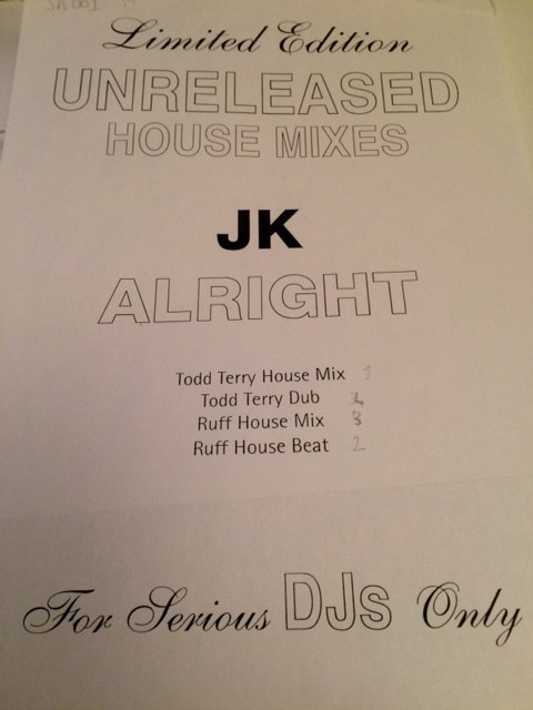 Alright (Unreleased House Mix)