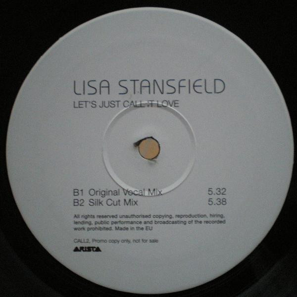 Lisa Stansfield - Let's Just Call It Love | Arista (CALL2) - 2 Lisa Stansfield - Let's Just Call It Love | Arista (CALL2) - 2