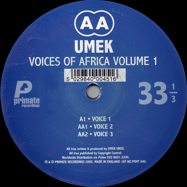 Umek - Voices Of Africa Volume 1 | Primate Recordings (PRMT 045) - 4