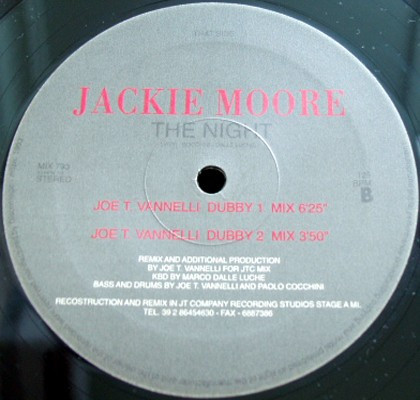 Jackie Moore - Because The Night (J. T. Vannelli Remixes) | Discomagic Records (MIX 793) - 3