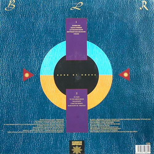 Blaine L. Reininger - Book Of Hours | Les Disques Du Crépuscule (TWI 845) - 2
