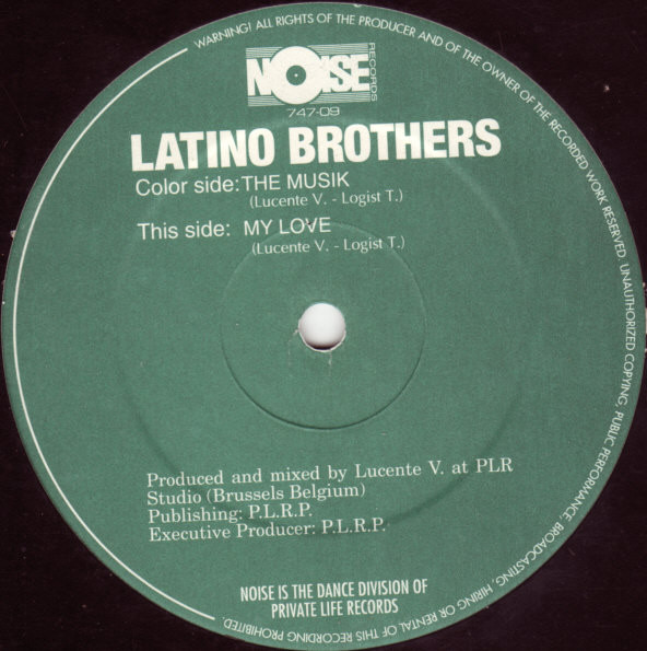 Latino Brothers - The Musik | Noise Records (747-09) - 2