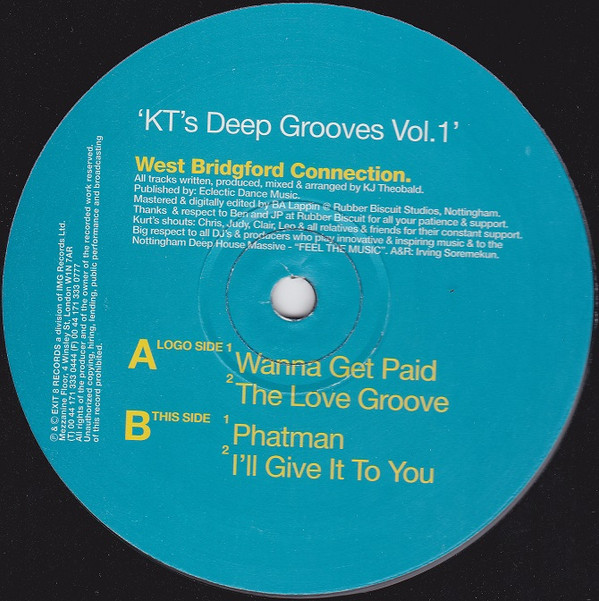West Bridgford Connection - KT's Deep Grooves Vol. 1 | Exit 8 Records (EXIT 12) - 2