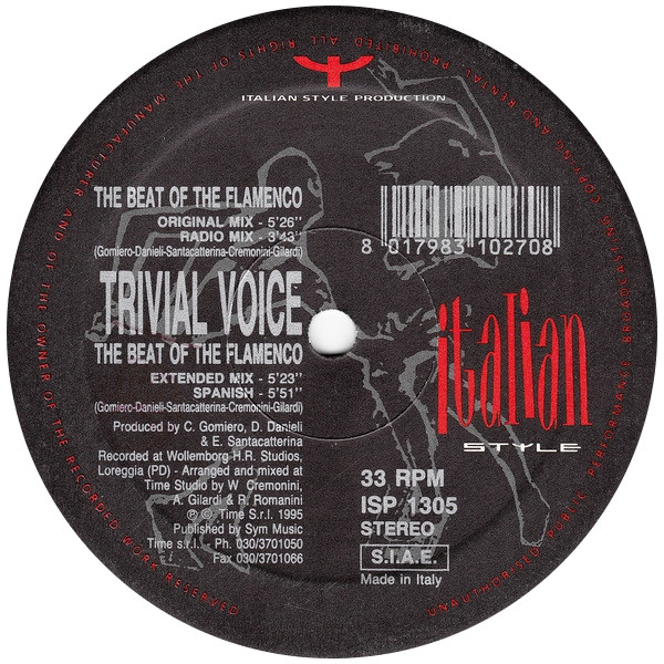 Trivial Voice - The Beat Of The Flamenco | Italian Style Production (ISP 1305)