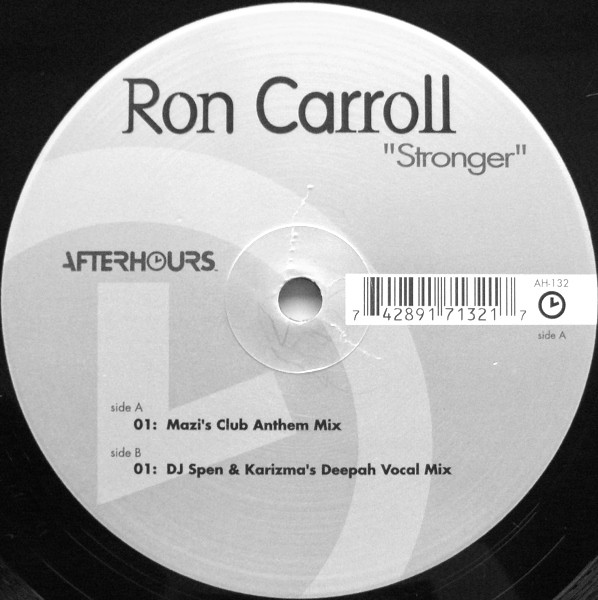 Ron Carroll - Stronger | Afterhours (AH-132) - main Ron Carroll - Stronger | Afterhours (AH-132) - main