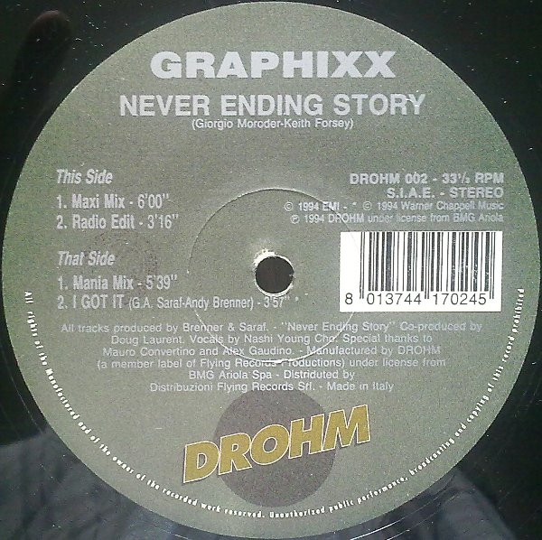 Graphixx - Never Ending Story | Drohm (DROHM 002)