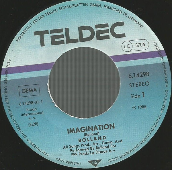 Bolland & Bolland - Imagination | TELDEC (6.14298) - 3