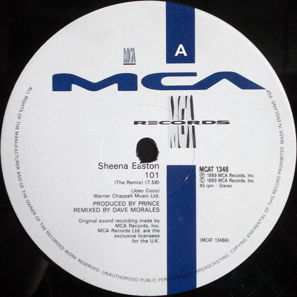 Sheena Easton - 101 | MCA Records (MCAT 1348) - 3
