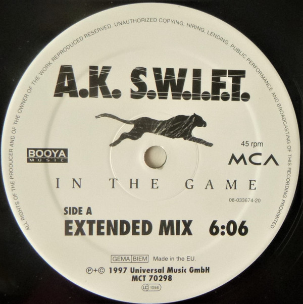 A.K.-S.W.I.F.T. - In The Game | MCA Records (MCT 70298) - 3