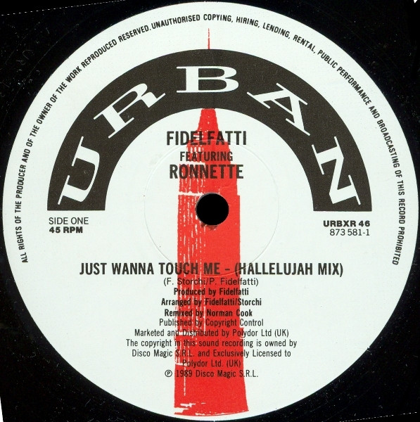 Fidelfatti With Ronnette - Just Wanna Touch Me | Urban (URBXR 46) - 3 Fidelfatti With Ronnette - Just Wanna Touch Me | Urban (URBXR 46) - 3