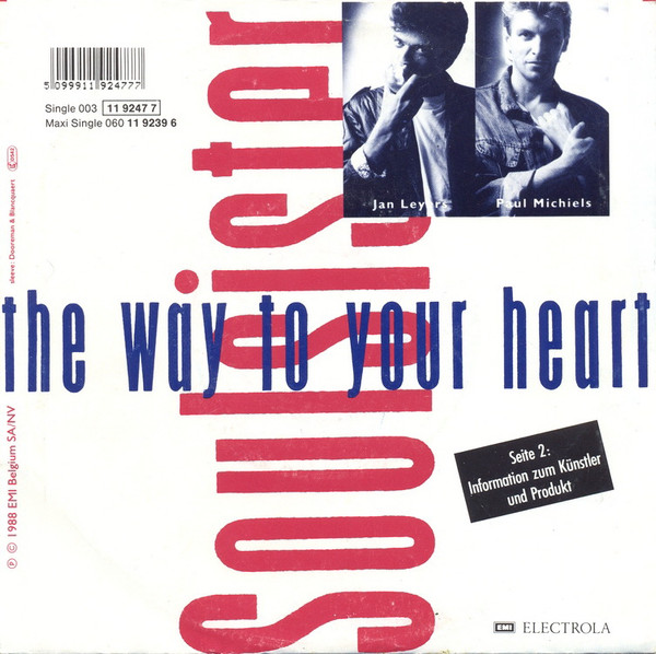 Soulsister - The Way To Your Heart | EMI Electrola (003 11 9247 7) - 2