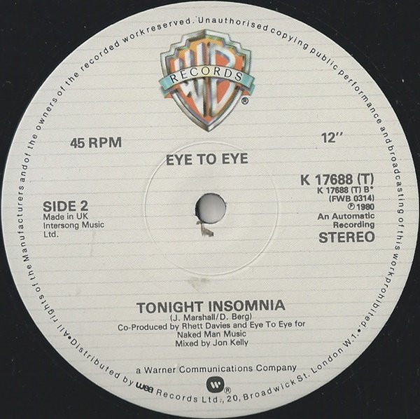 Eye To Eye - Am I Normal? | Automatic Record Co. (K17688T) - 4