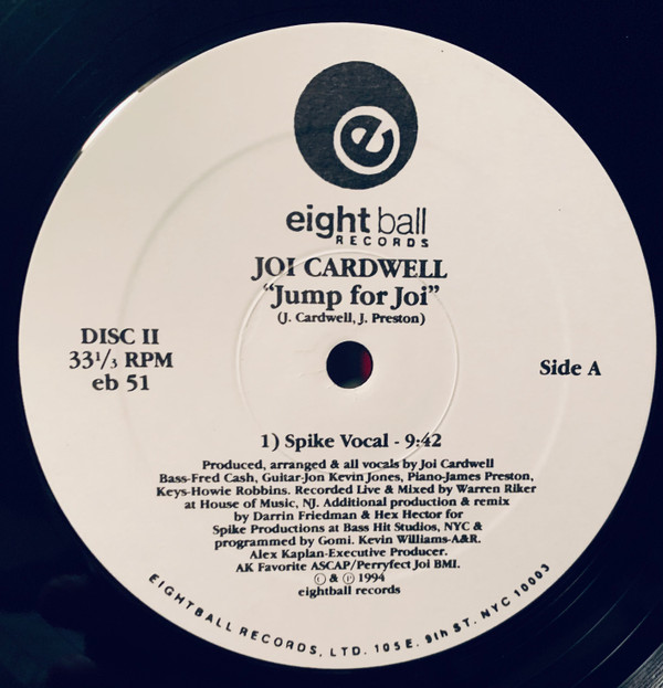 Joi Cardwell - Jump For Joi | Eightball Records (EB 51) - 5