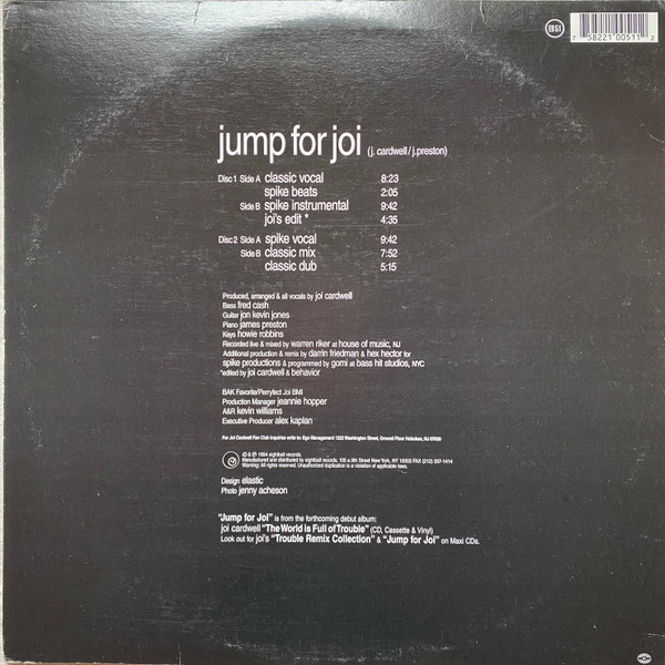 Joi Cardwell - Jump For Joi | Eightball Records (EB 51) - 2