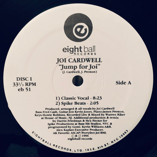 Joi Cardwell - Jump For Joi | Eightball Records (EB 51) - 3