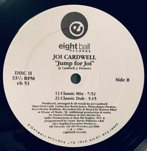 Joi Cardwell - Jump For Joi | Eightball Records (EB 51) - 6
