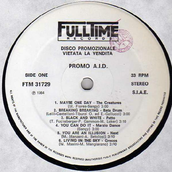 Various - Promo A.I.D. | Full Time Records (FTM 31729) - main