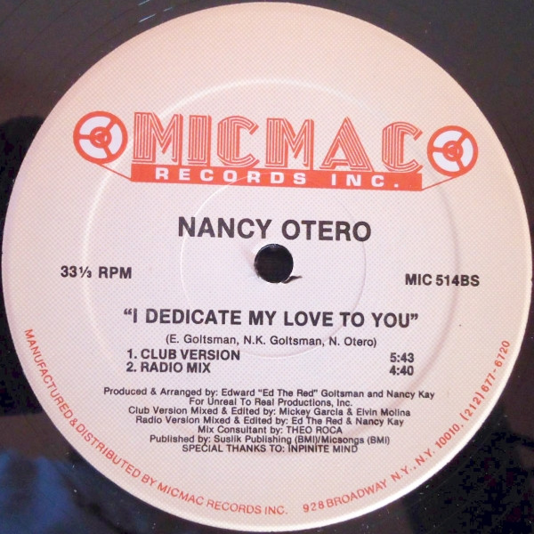 Nancy Otero - I Dedicate My Love To You | Micmac Records, Inc. (MIC 514) - 2 Nancy Otero - I Dedicate My Love To You | Micmac Records, Inc. (MIC 514) - 2