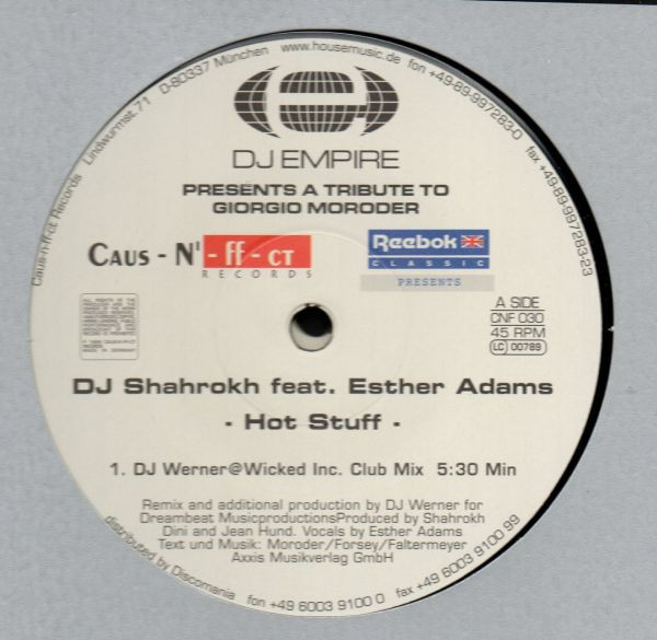 DJ Shahrokh - Hot Stuff | Caus-N'-ff-ct (CNF 030) - main DJ Shahrokh - Hot Stuff | Caus-N'-ff-ct (CNF 030) - main