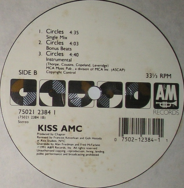 Kiss AMC - Circles | A&M Records (75021 2384 I) - 2