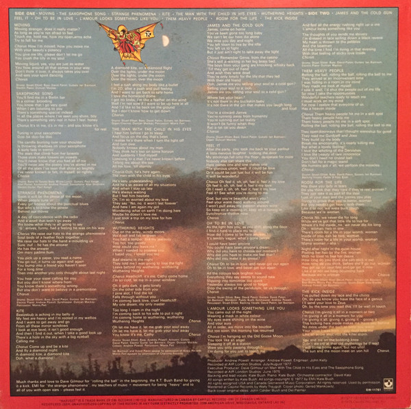 Kate Bush - The Kick Inside | Harvest (SW-11761) - 2 Kate Bush - The Kick Inside | Harvest (SW-11761) - 2