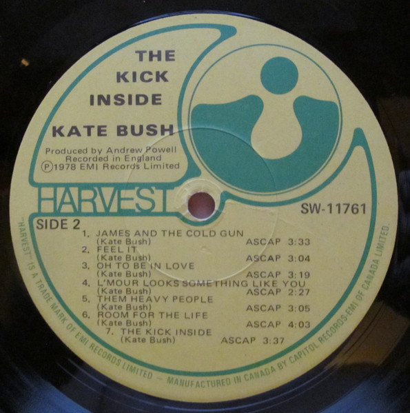 Kate Bush - The Kick Inside | Harvest (SW-11761) - 4 Kate Bush - The Kick Inside | Harvest (SW-11761) - 4