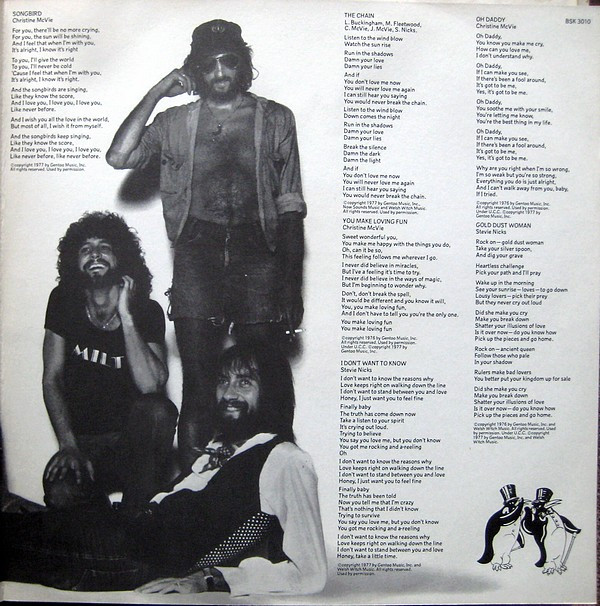 Fleetwood Mac - Rumours | Warner Bros. Records (BSK 3010) - 8